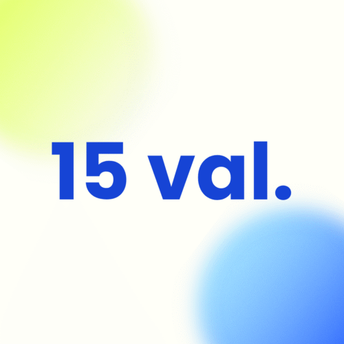 Paslaugų paketas 15 val.