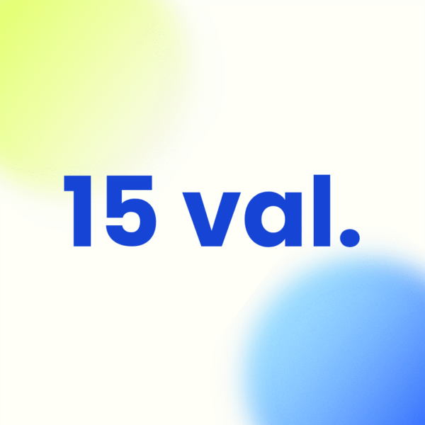 Paslaugų paketas 15 val.